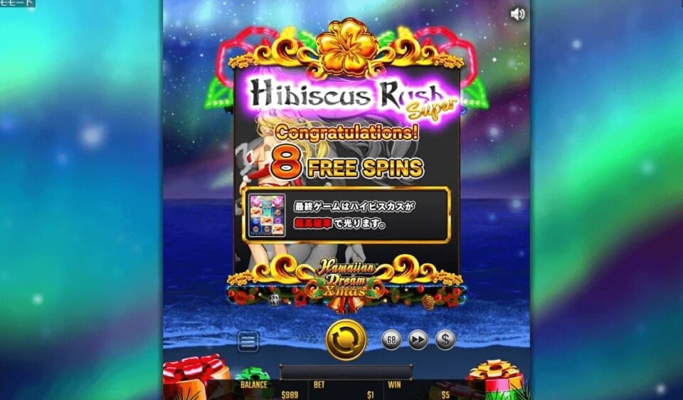 ハイビスカスラッシュスーパー（フリースピン）