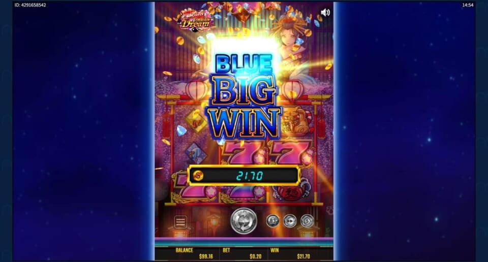フリースピンの結果は…21.70ドル！！！