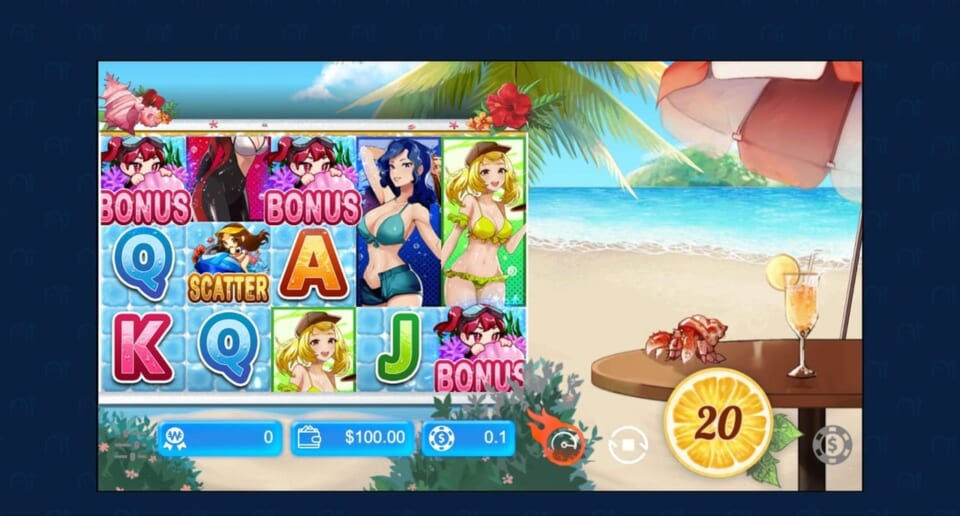 ボーナスシンボルが3つ揃ってボーナスゲーム途中〜！！！