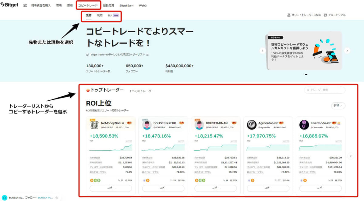コピートレードでよりスマートなトレードを！