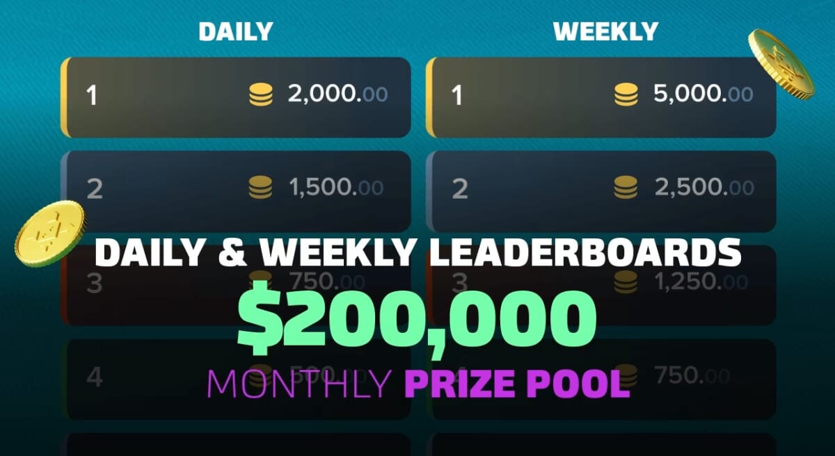 DAILY &  WEEKLY LEADERBOARDS