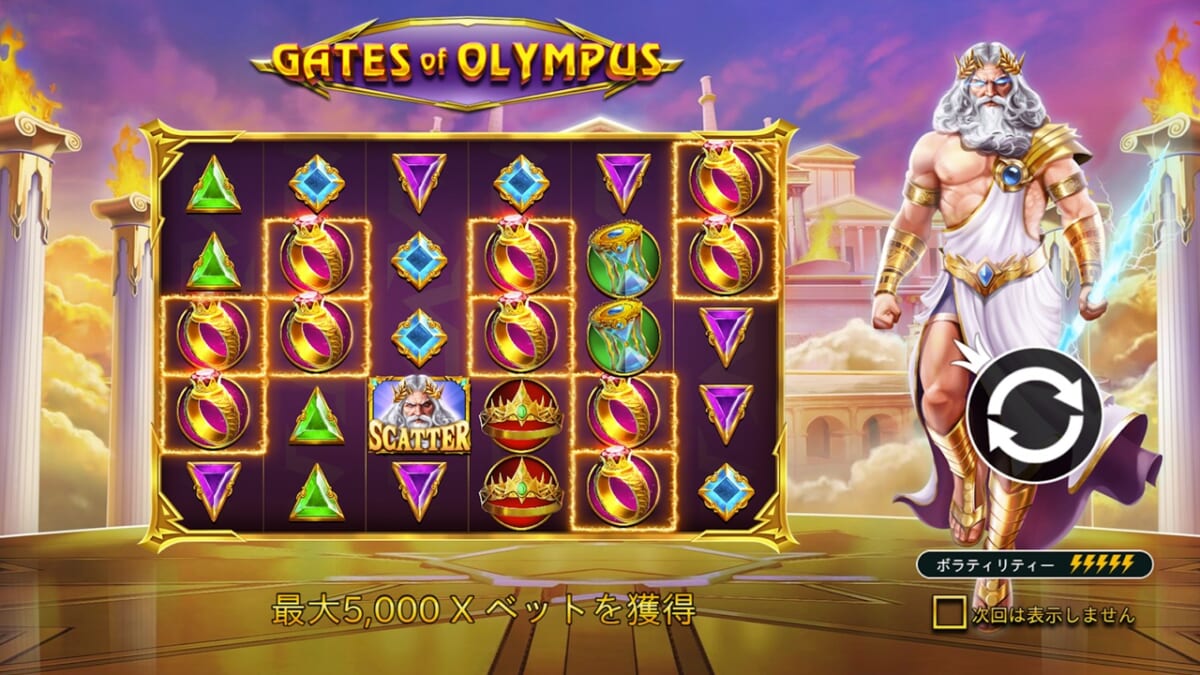 トラストダイス　Gates of Olympus