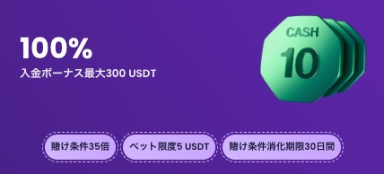 リスピンカジノの初回入金ボーナス（ウェルカムオファー）